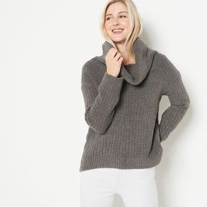 Barefoot Dreams EcoChic Cowl Neck Pullover Sweater XS